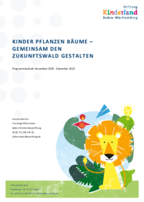 Projektliste Kinder pflanzen Bäume